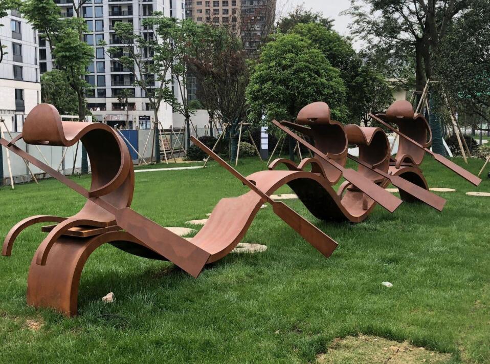 巴宜锈钢板造型