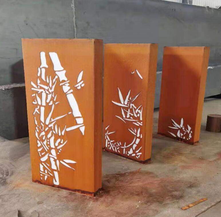 巴宜锈钢板灯箱