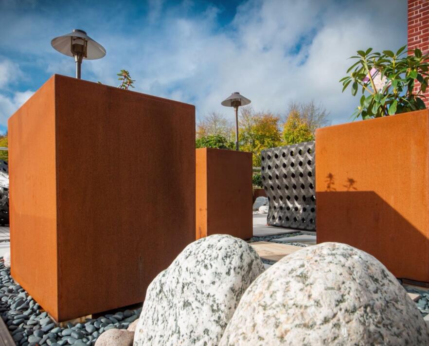 巴宜锈钢板花箱